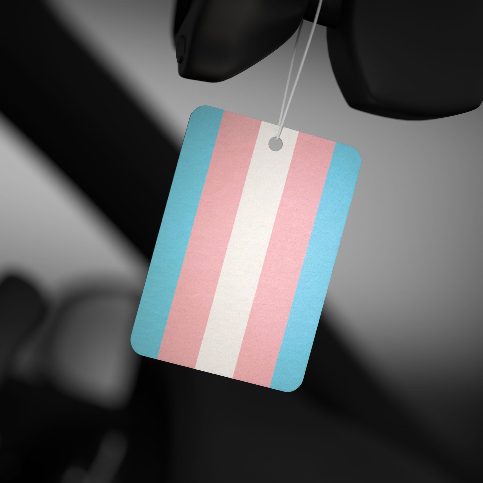 Trans Pride Flag Car Air Freshener - Eclectic and Aromatic