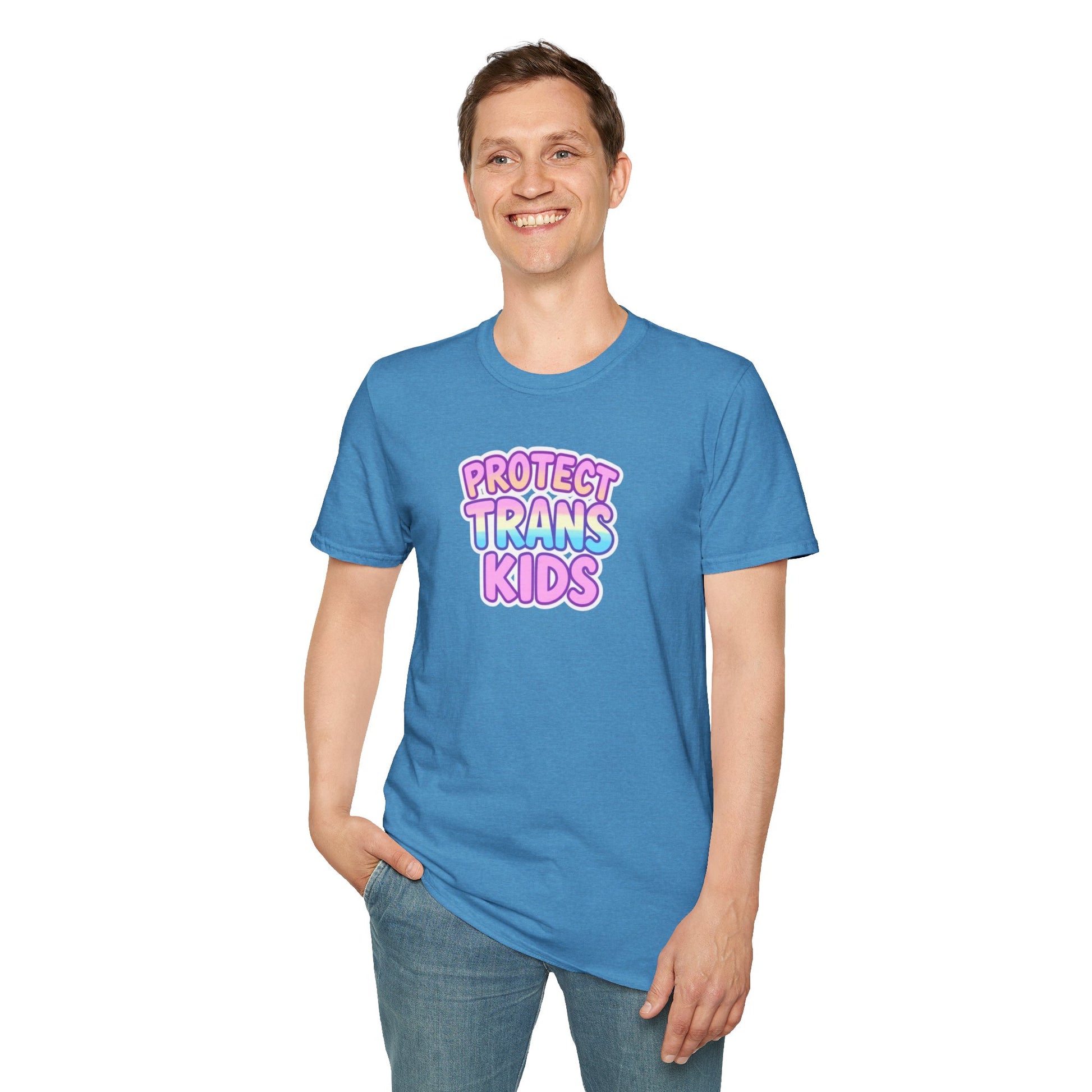 Unisex Softstyle T-Shirt - Protect Trans Kids Tee