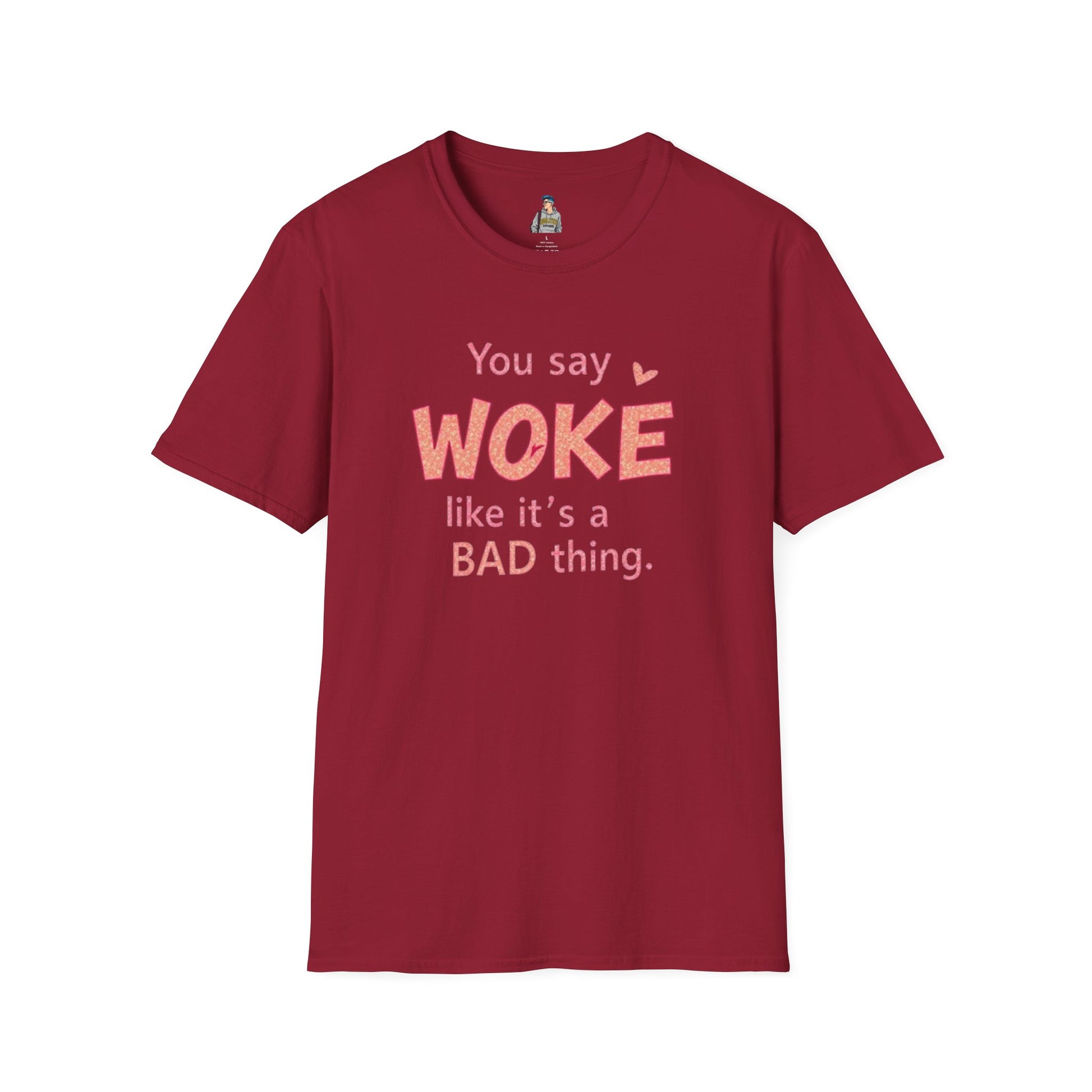 Woke is Empathy Unisex Softstyle T-Shirt - Bold Statement Tee for Everyday Activists
