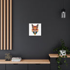 Colorful Fox Canvas Wall Art - Polished Modern Home Décor