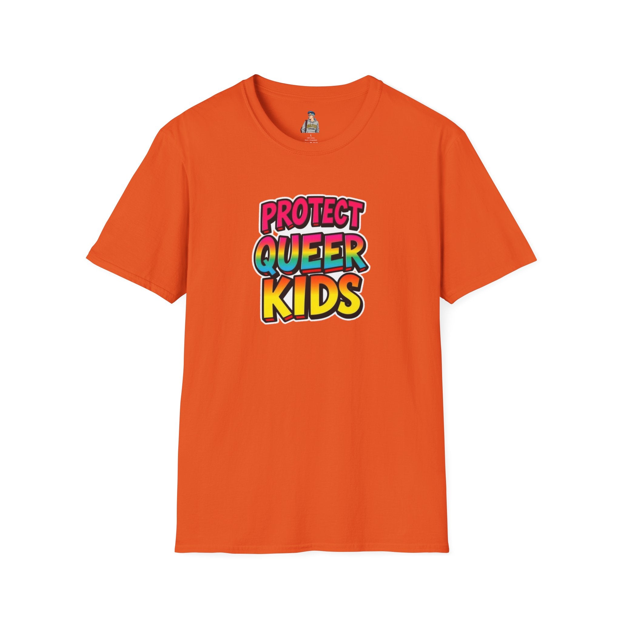 Protect Queer Kids Unisex Softstyle T-Shirt | Inclusive & Comfortable Tee