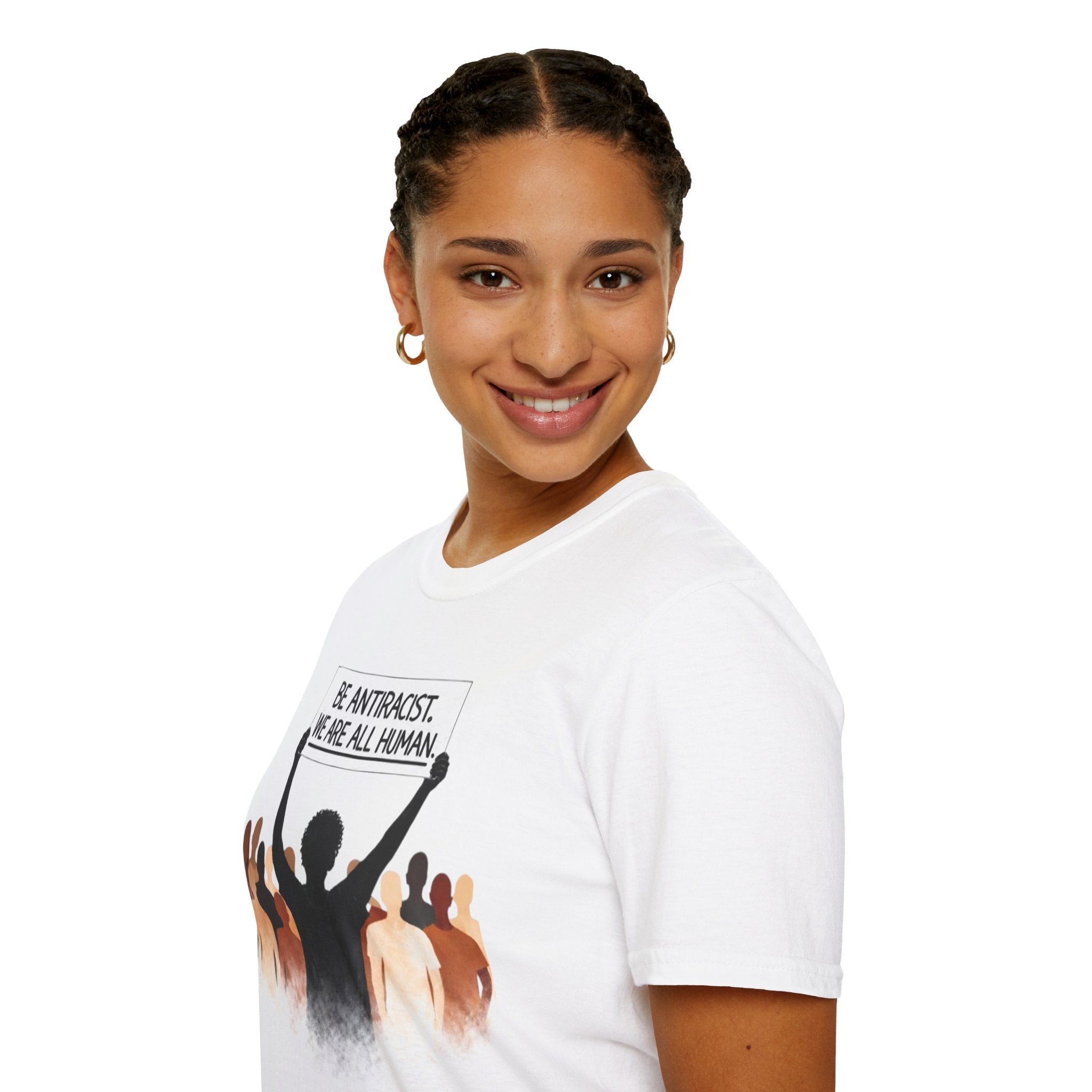 Be Antiracist T-Shirt — “Black People Aren’t Apes” Social Justice Tee