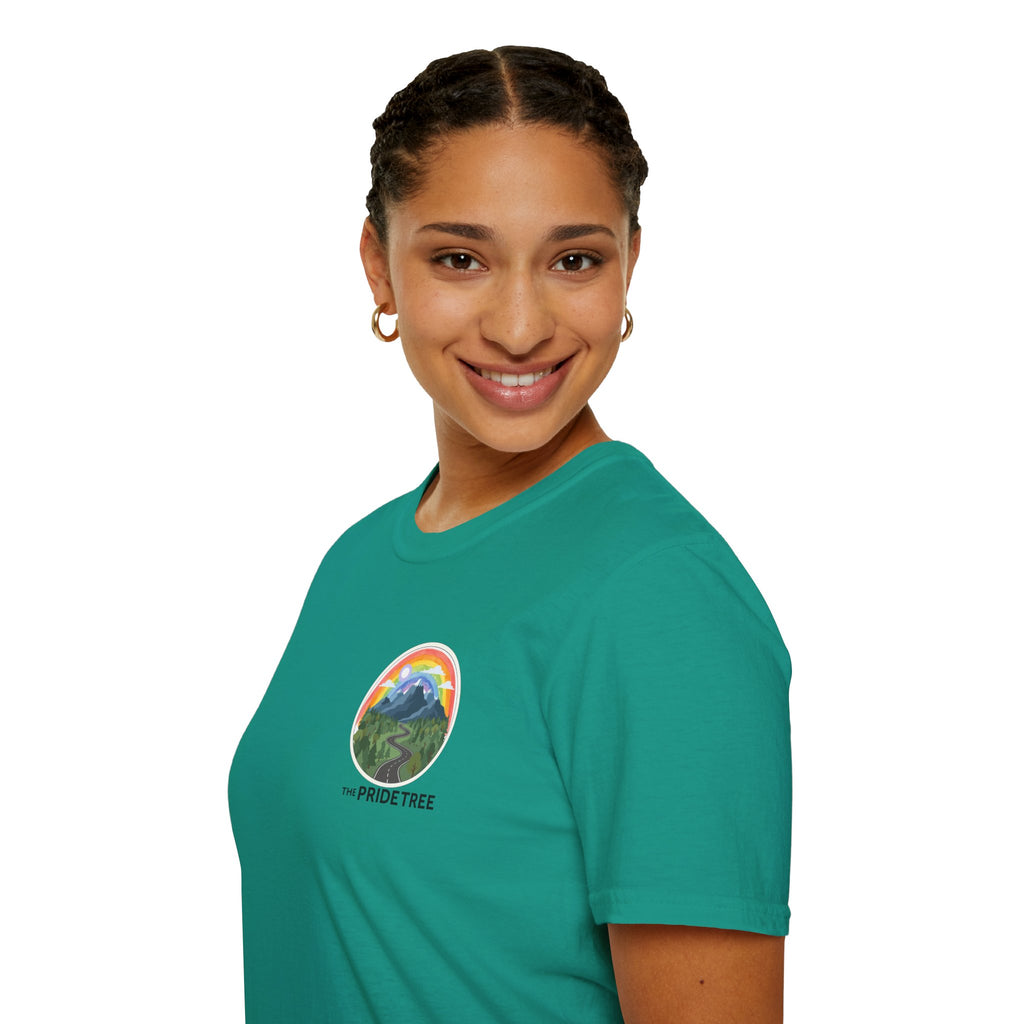 Pride Tree Las Vegas Mountain Graphic T-Shirt
