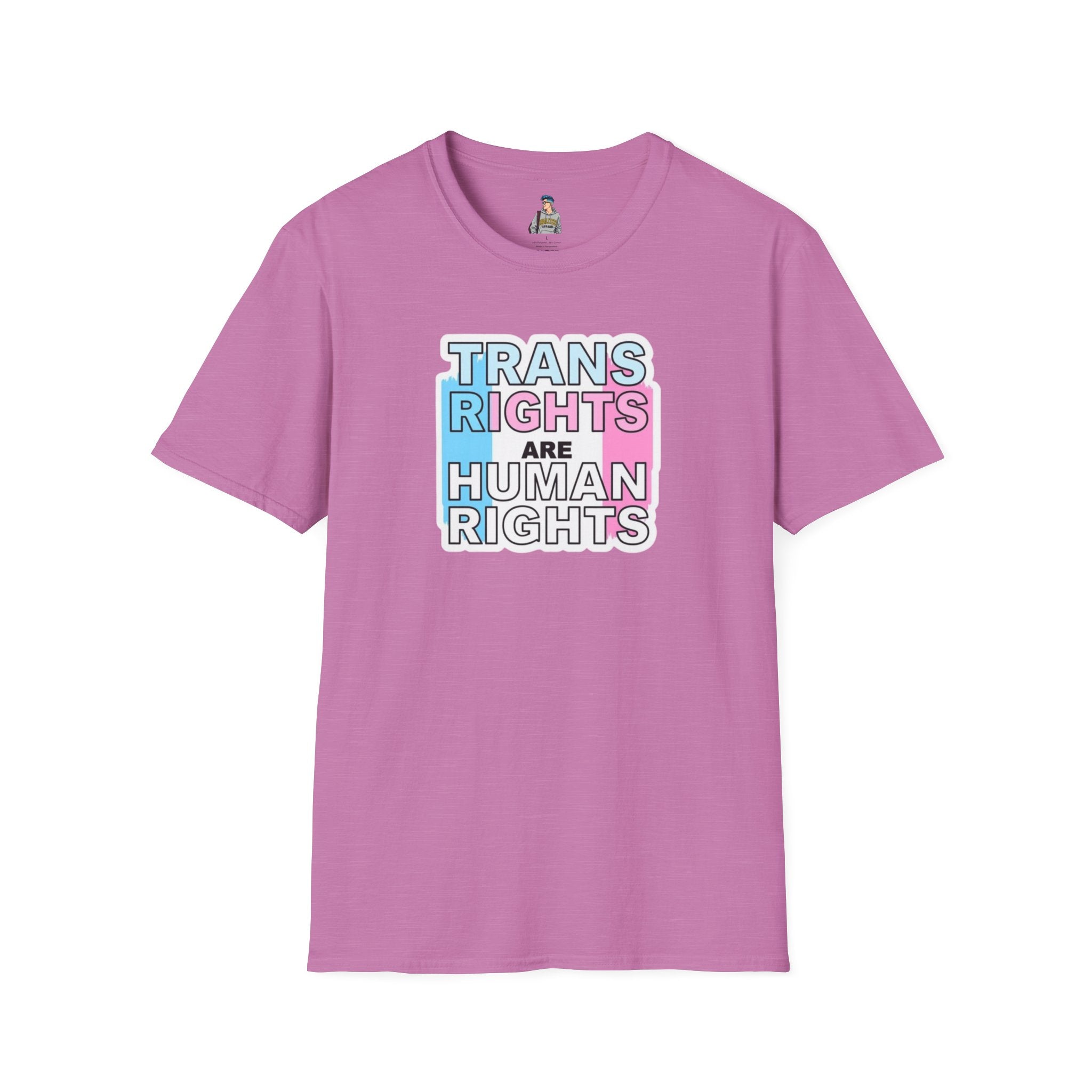 Trans Rights Unisex Softstyle T-Shirt - Support Equality & Trans Rights