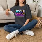 Trans Visibility Saves Lives Statement T-shirt