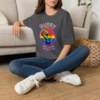 Unisex Softstyle T-Shirt - Queer Rights Are Human Rights Statement Tee