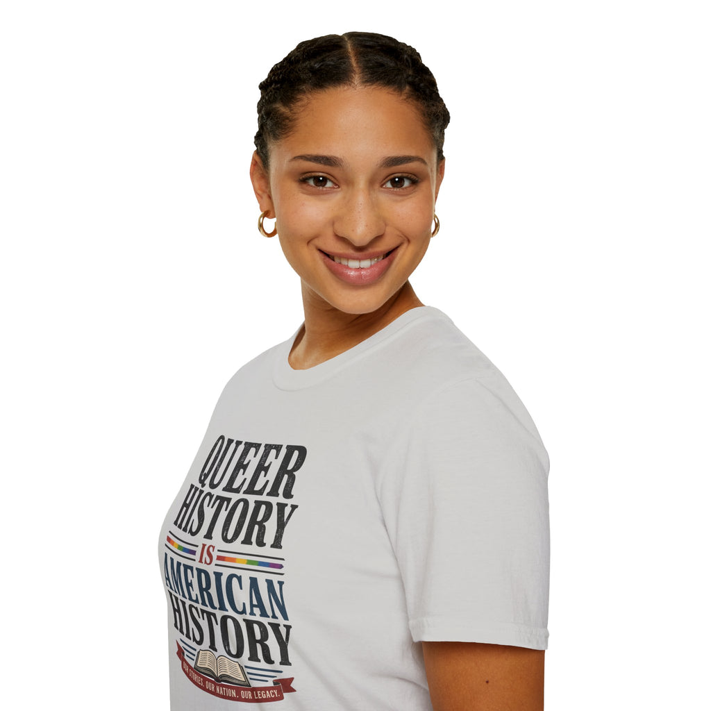 Queer History Is American — Graphic T-Shirt