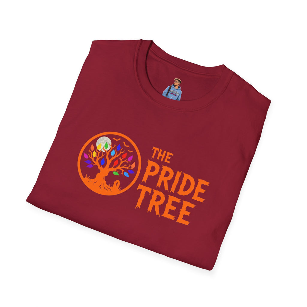 Orange Halloween Logo Pride Tree T-Shirt