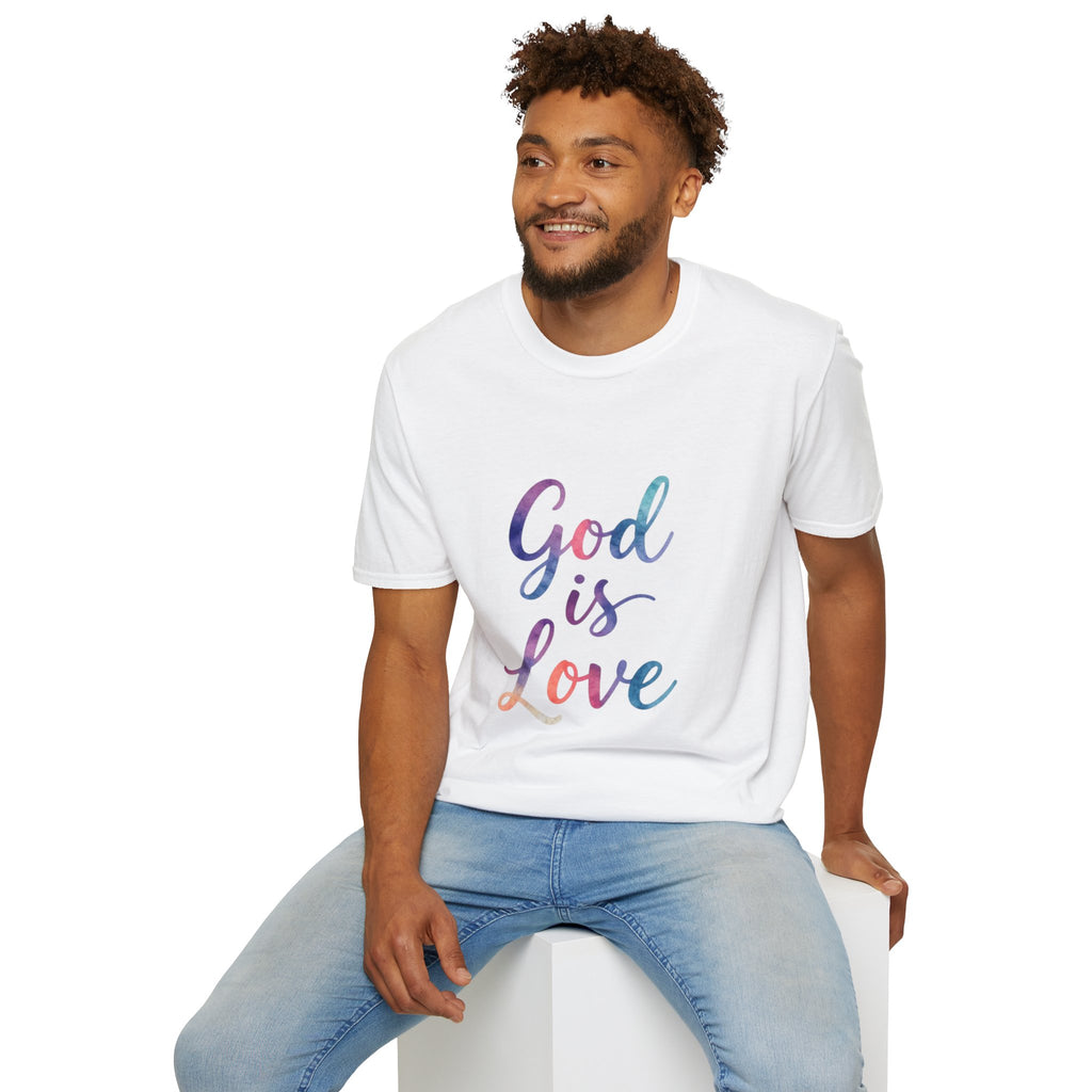 God Is Love T-Shirt — Colorful Tee