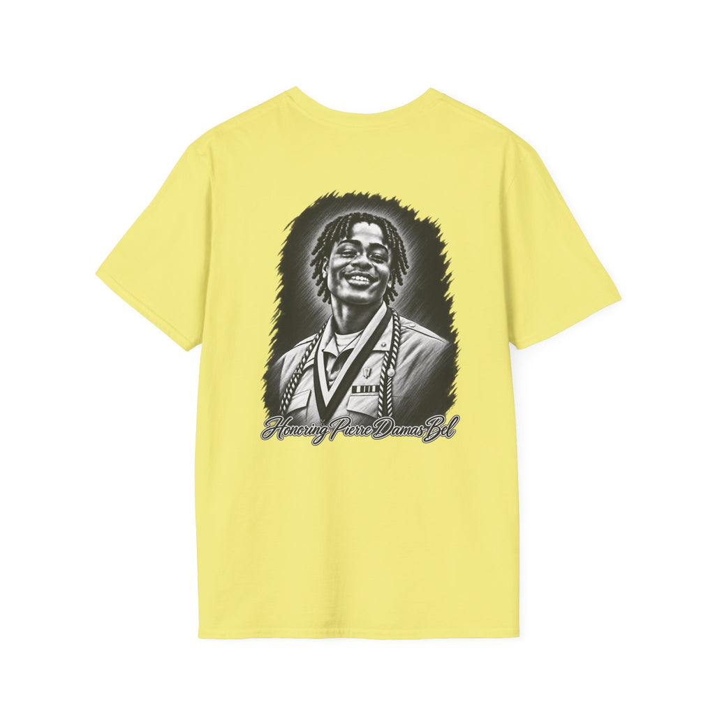 Portrait Front and Back - In Memory of Pierre Damas Bel T-Shirt