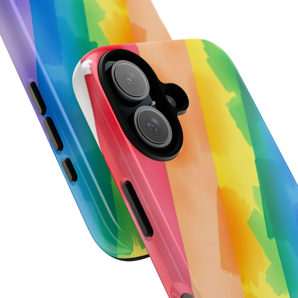 Rainbow Watercolor Art Tough Cases For Android & iPhone