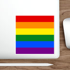 Die-Cut Stickers - Rainbow Flag