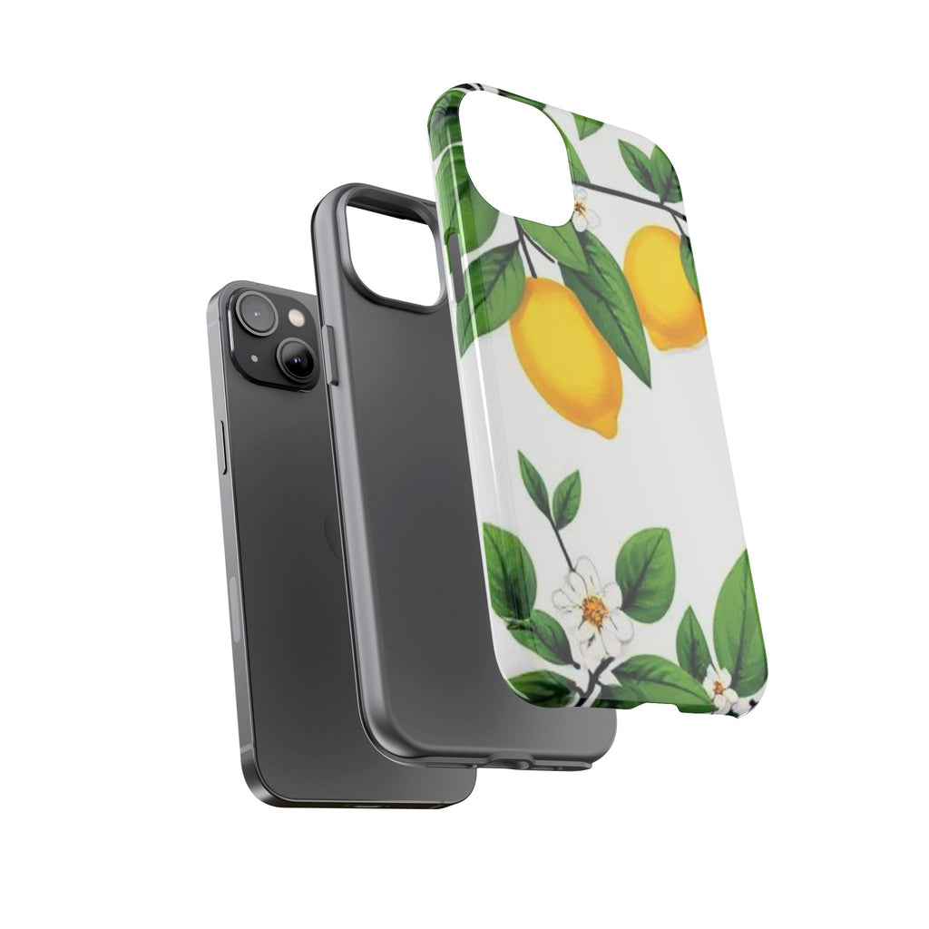 Lemon Blossom Tough Phone Case for iPhone