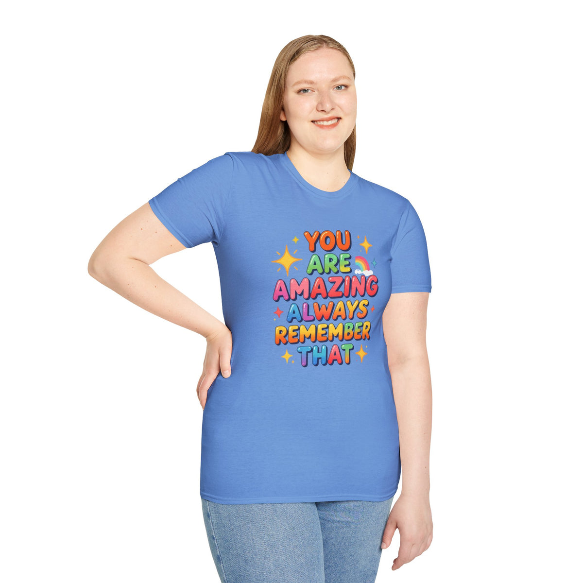 You Are Amazing T-Shirt — Colorful Inspirational Graphic Tee