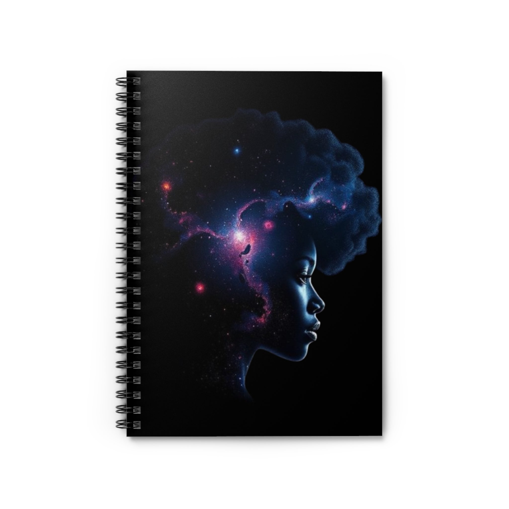 Cosmic Beauty Spiral Notebook - Ruled Line | Inspiring Journal for Creative Minds