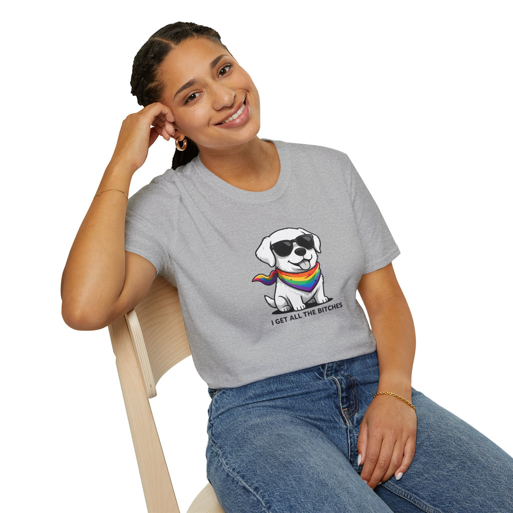 Cute Puppy Pride T‑Shirt