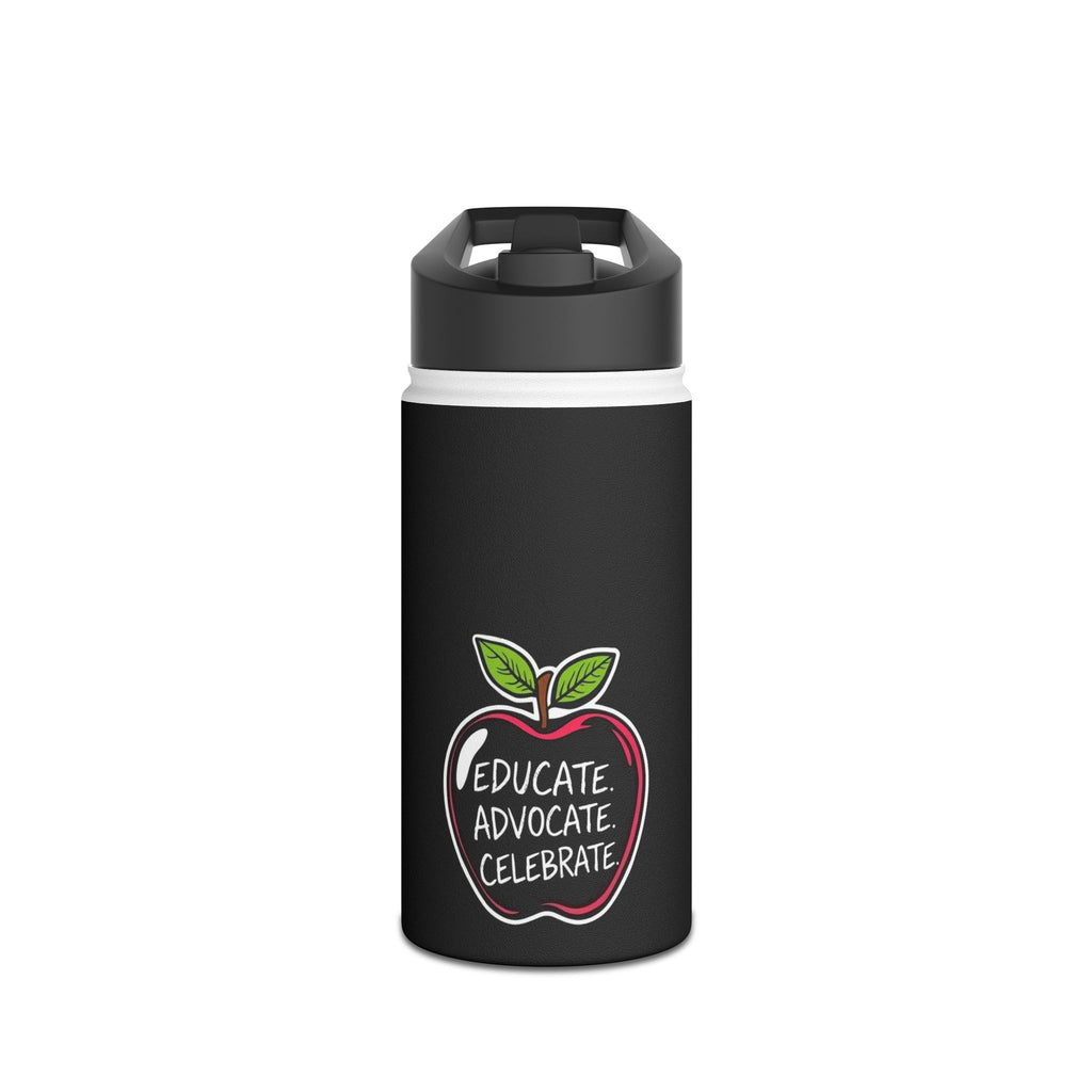 Teaching While Queer Stainless Steel Water Bottle - Perfect for Educators and Allies