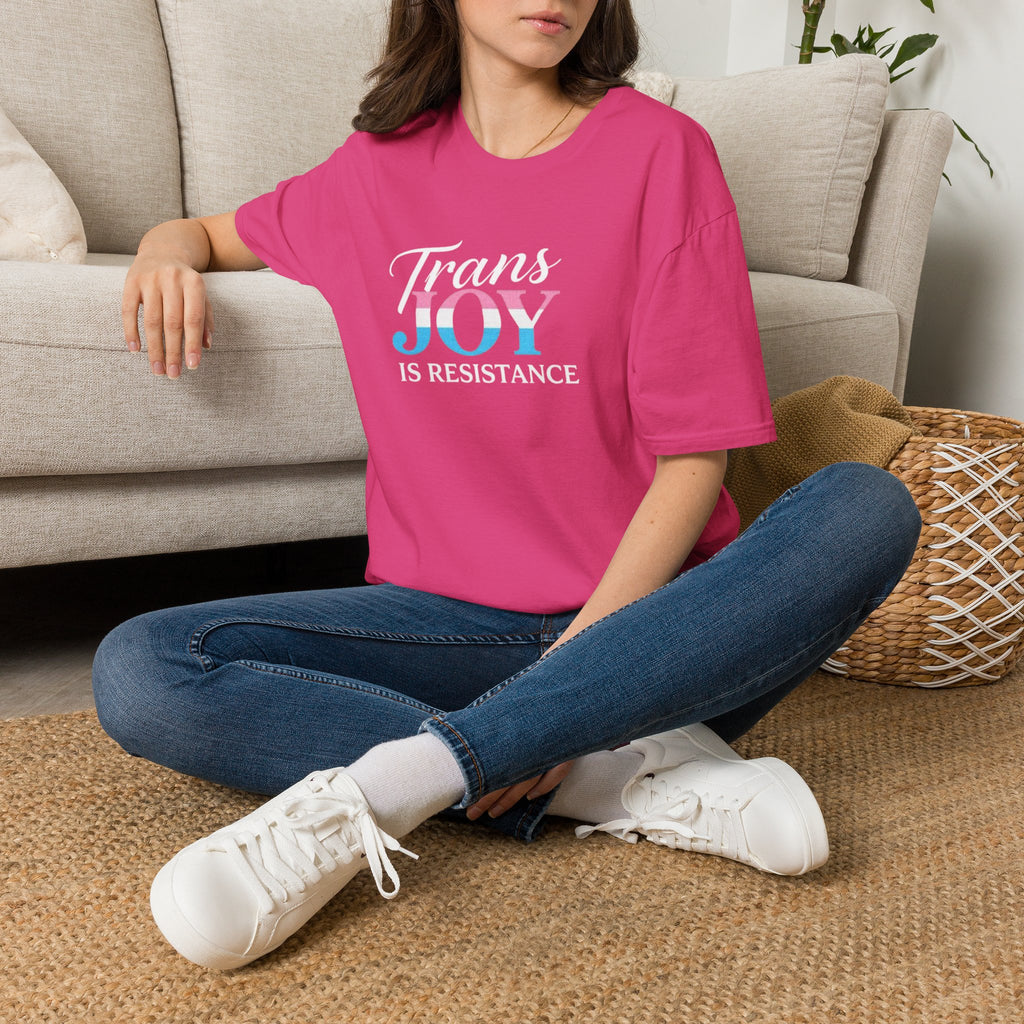 Trans Joy is Resistance Unisex T-Shirt - Celebrate Love and Empowerment