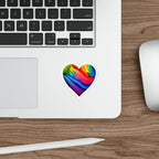 Die-Cut Stickers - Rainbow Heart