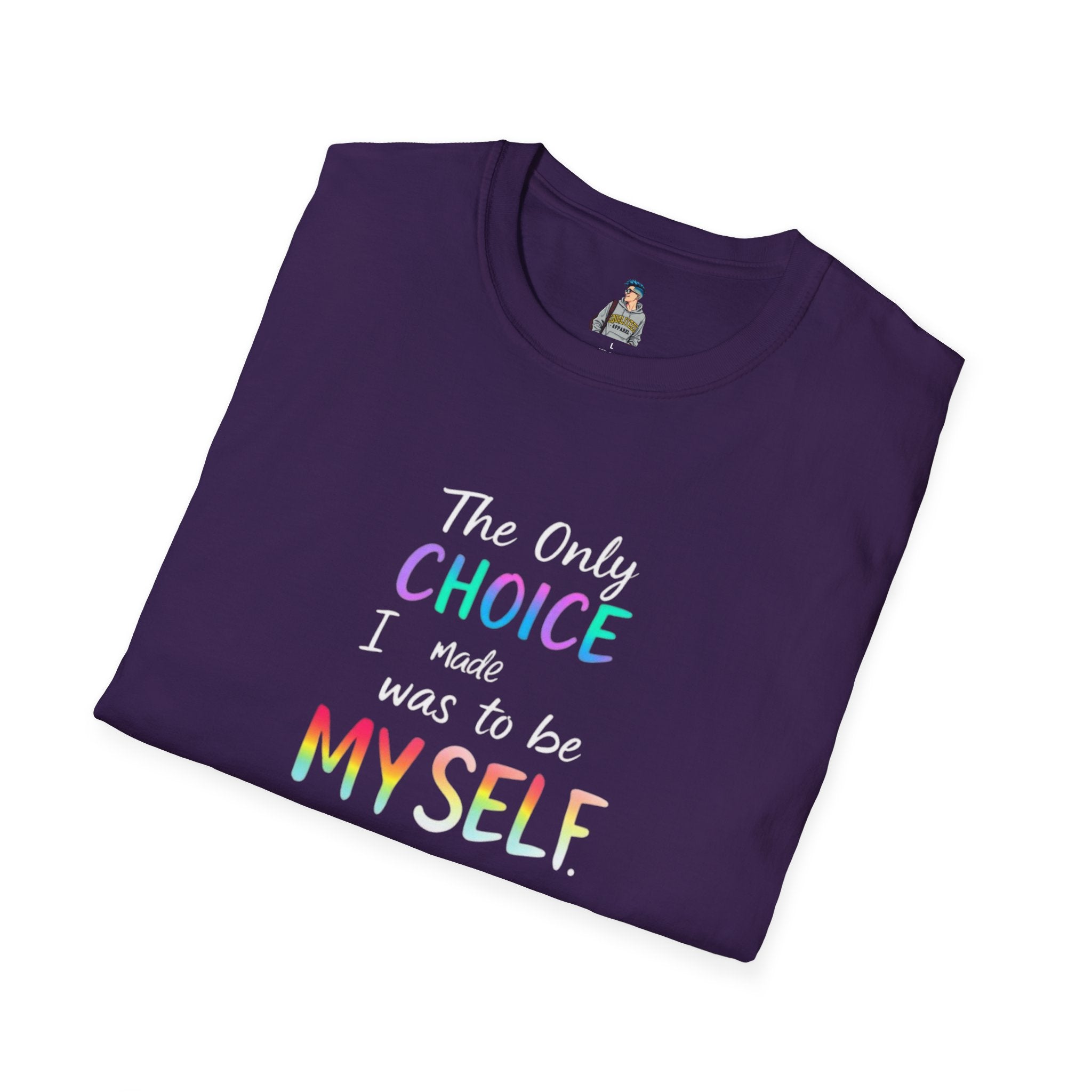 Unisex Softstyle T-Shirt - When Did You CHOOSE to Be Straight? Empowering LGBTQ+ Graphic Tee