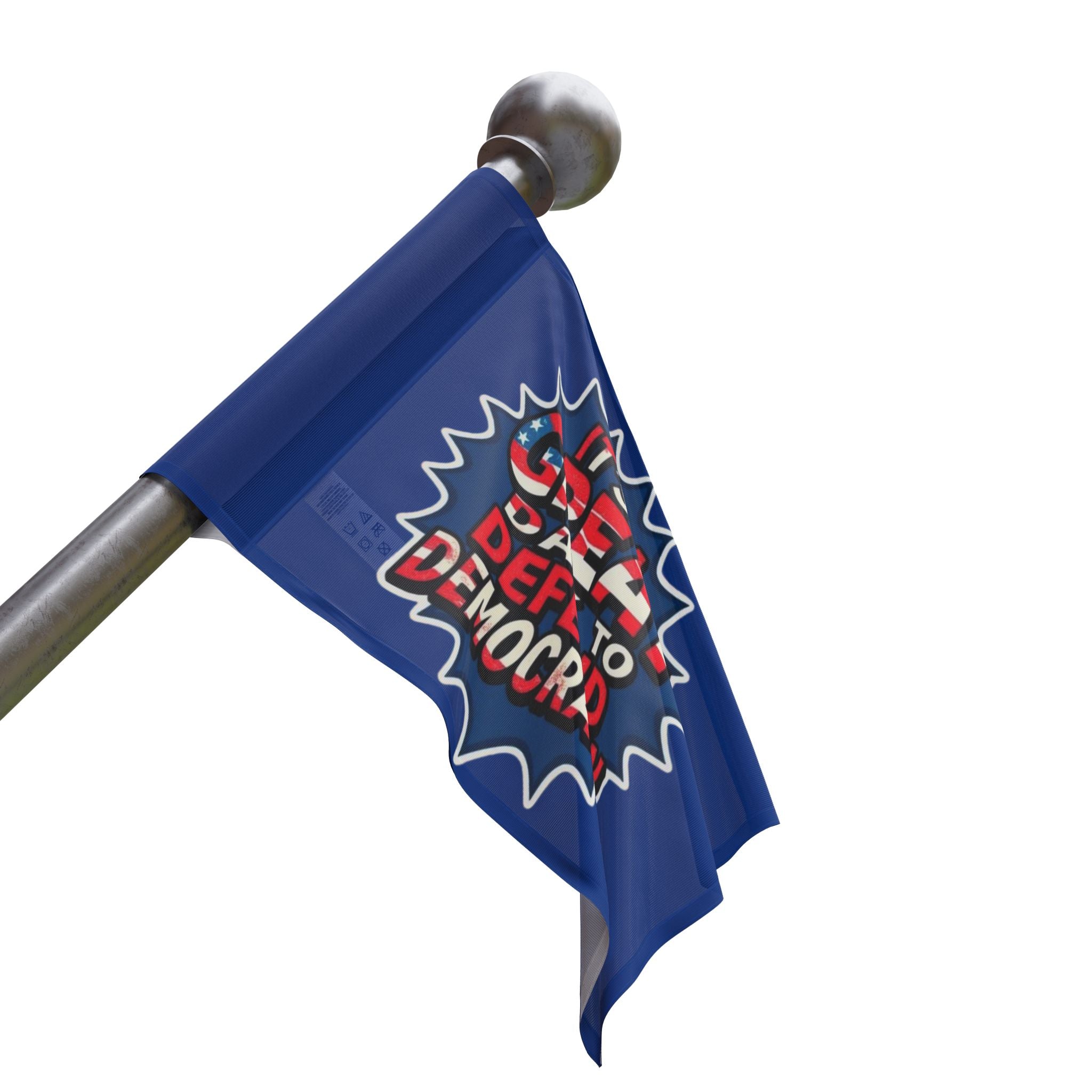 Great Day to Save Democracy - Protest Flag