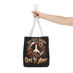 Love Costs Nothing, Give It Away Flag Tote Bag