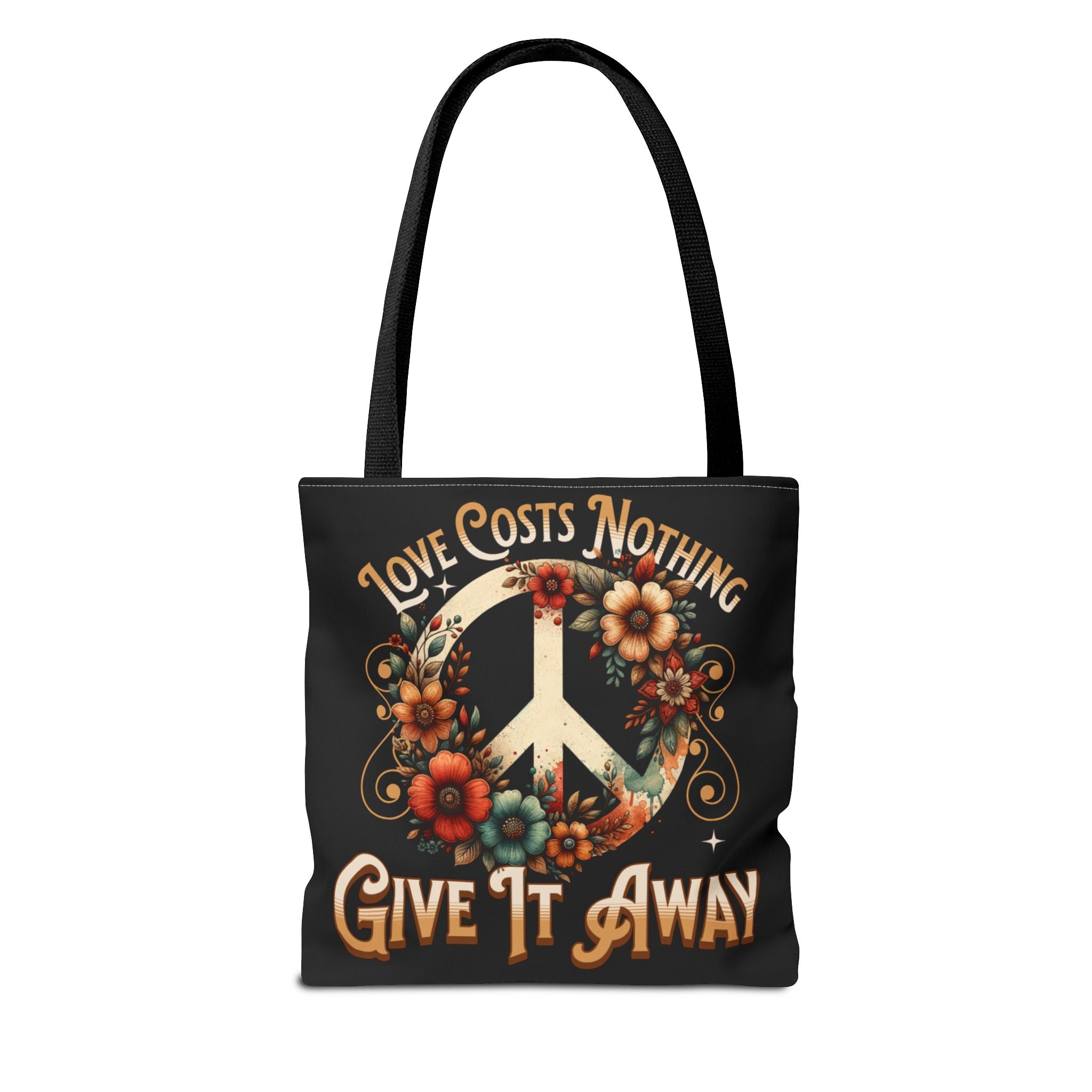 Love Costs Nothing, Give It Away Flag Tote Bag