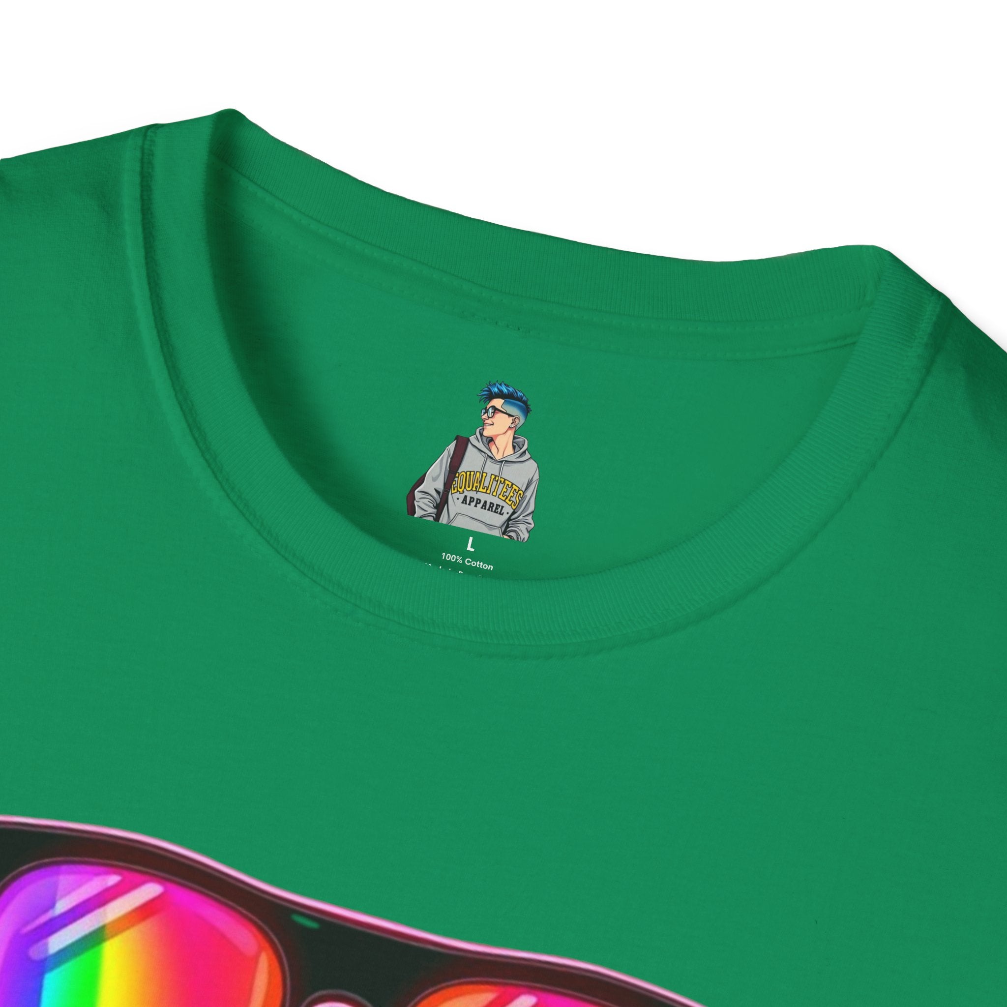 Rainbow Sunglasses Unisex t-shirt