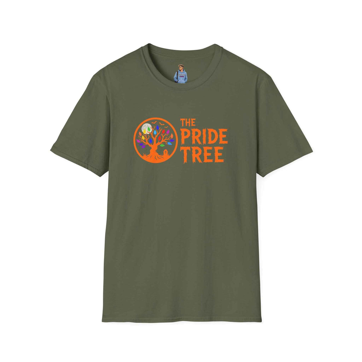 Orange Halloween Logo Pride Tree T-Shirt