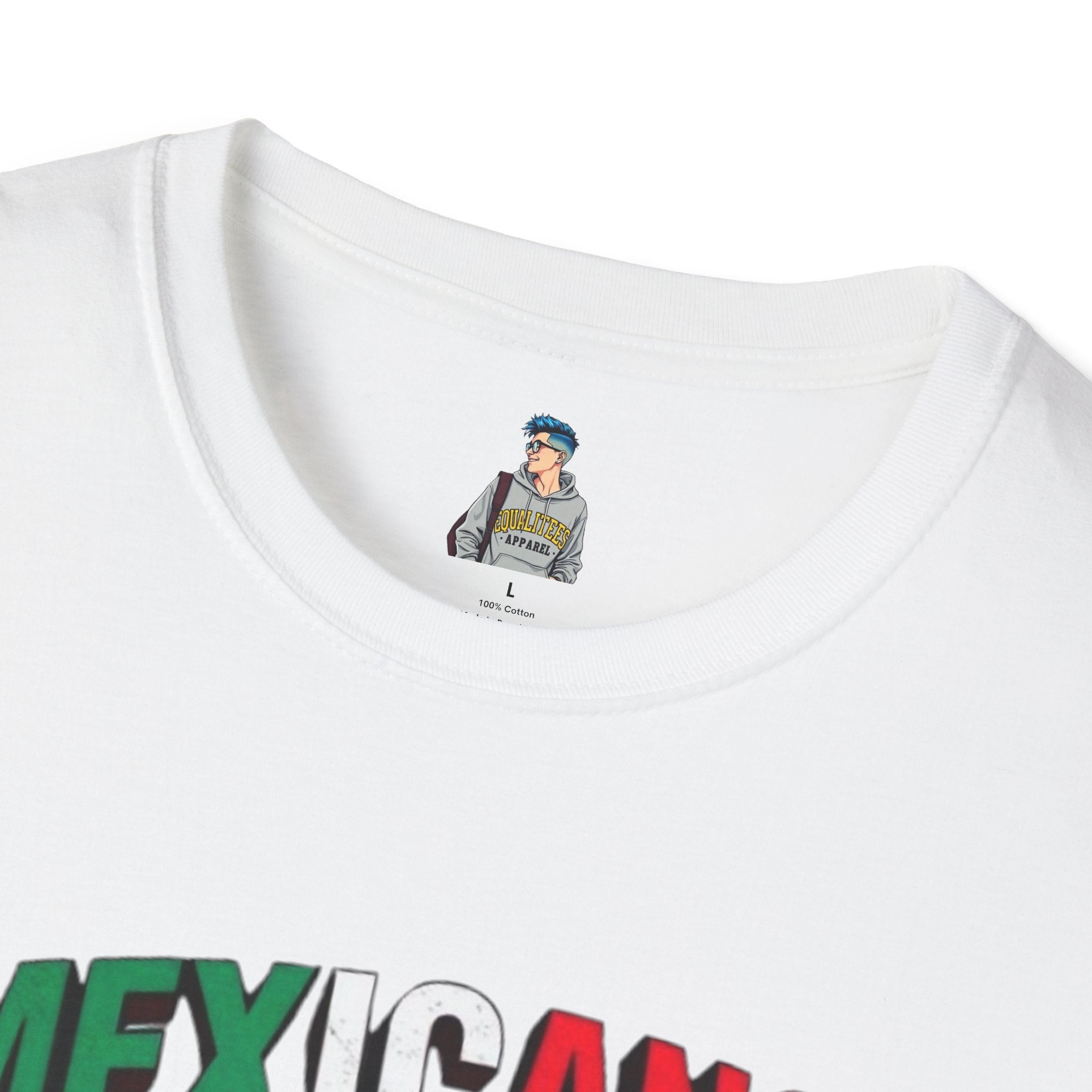 Unisex Softstyle T-Shirt - Mexicans Are Great Americans | Bilingual Pride Tee