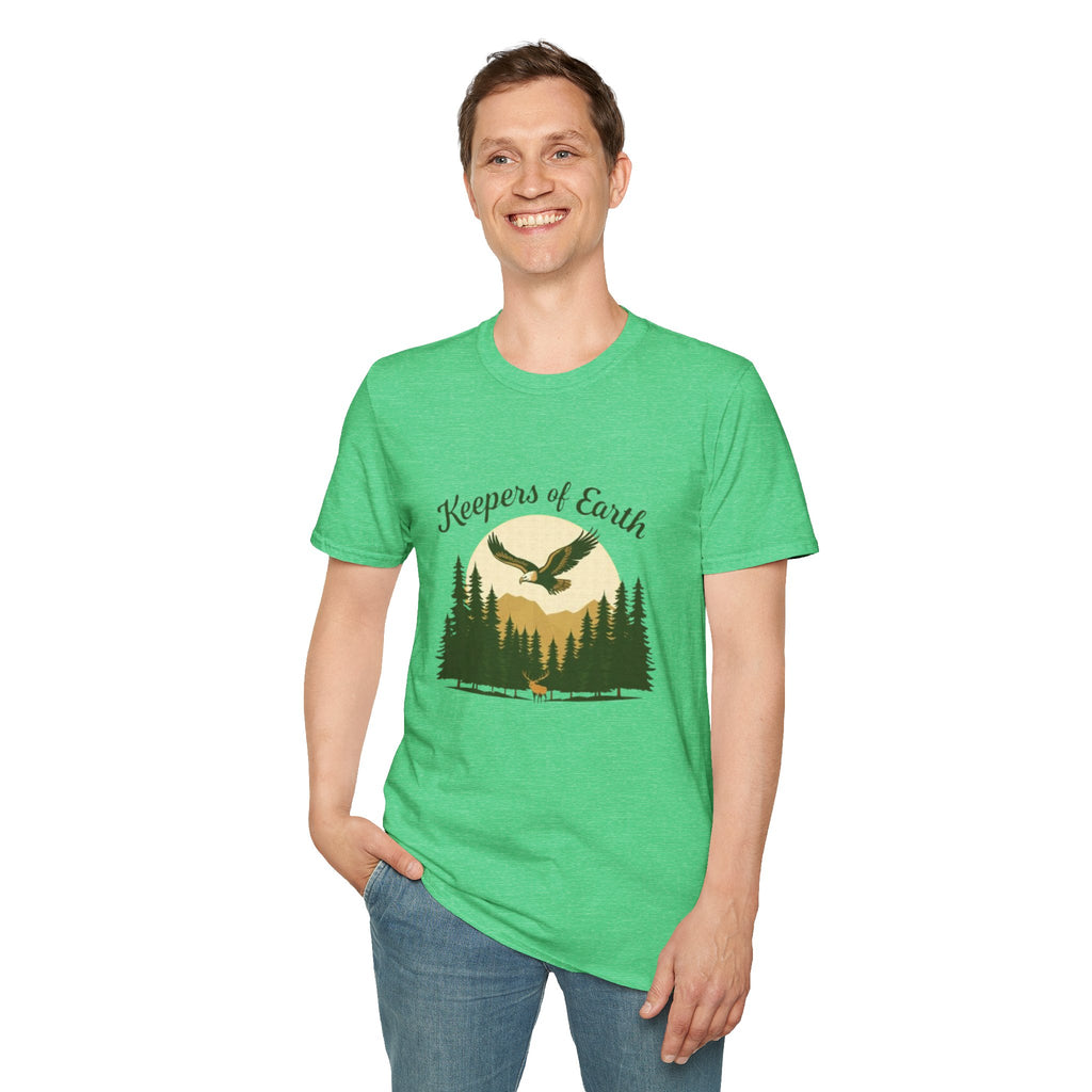 Keepers of the Earth Eagle and Elk T-shirt