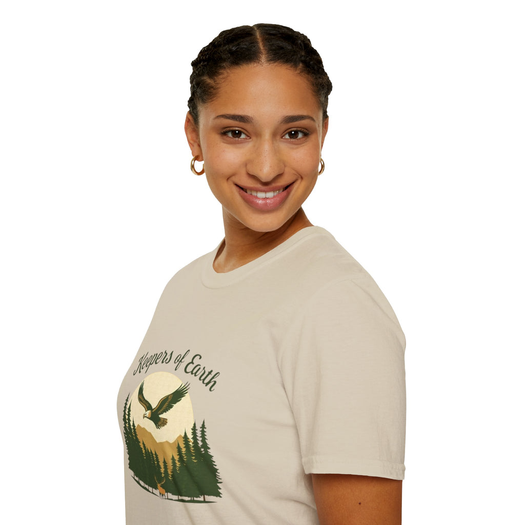 Keepers of the Earth Eagle and Elk T-shirt