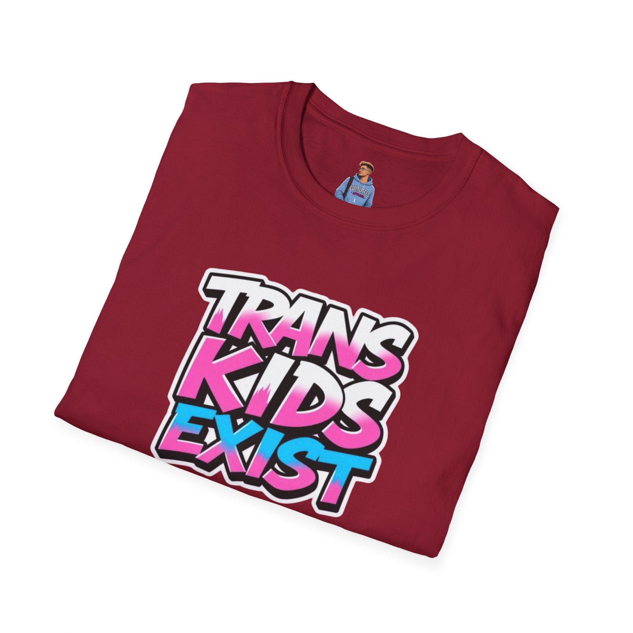 Trans Kids Exist Unisex Softstyle T-Shirt