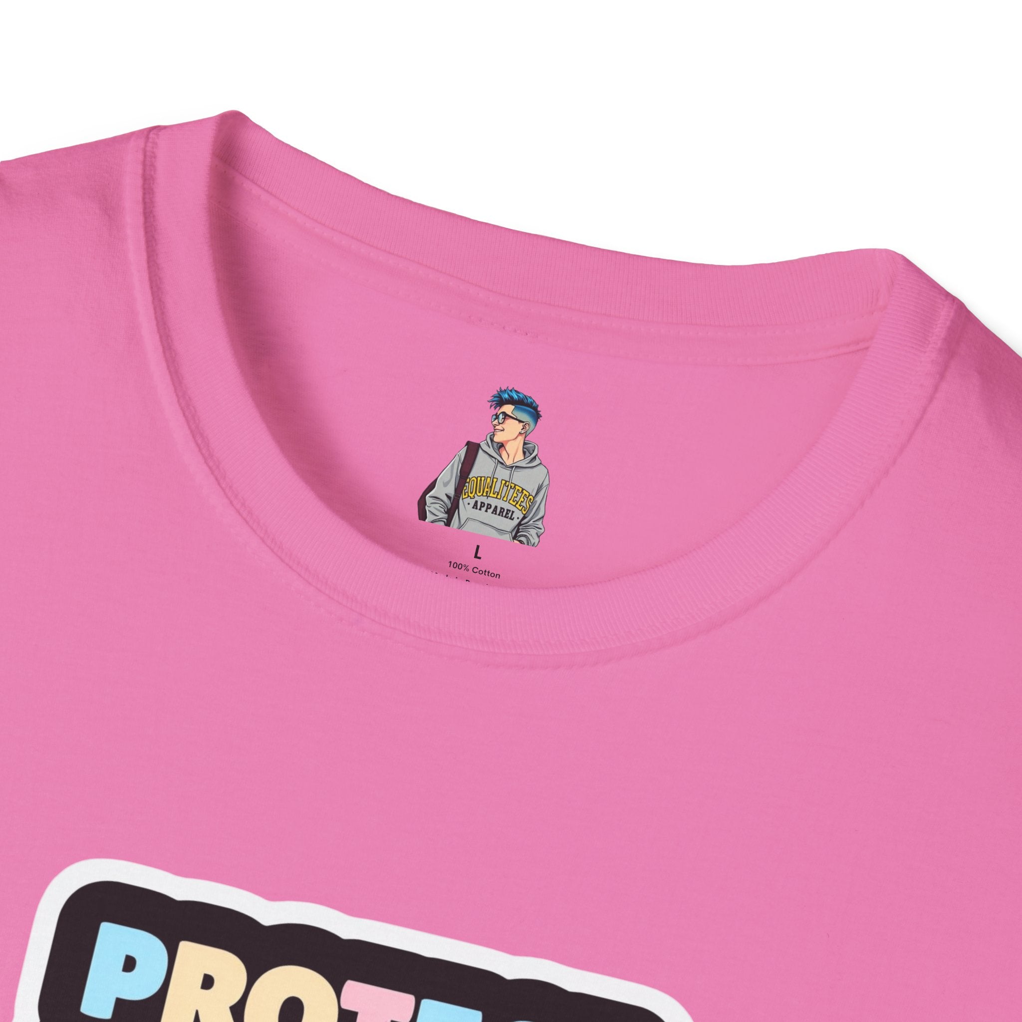 "Protect Trans Kids" Unisex Softstyle T-Shirt - Empowerment & Pride Apparel