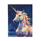Unicorn Galaxy Velveteen Plush Blanket