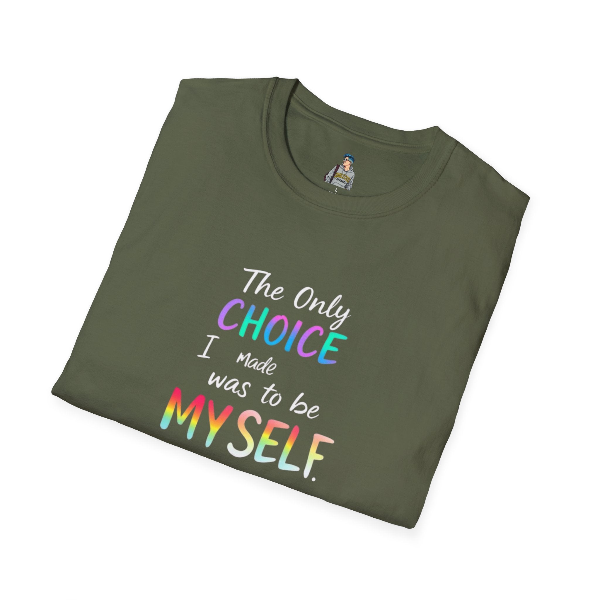 Unisex Softstyle T-Shirt - When Did You CHOOSE to Be Straight? Empowering LGBTQ+ Graphic Tee