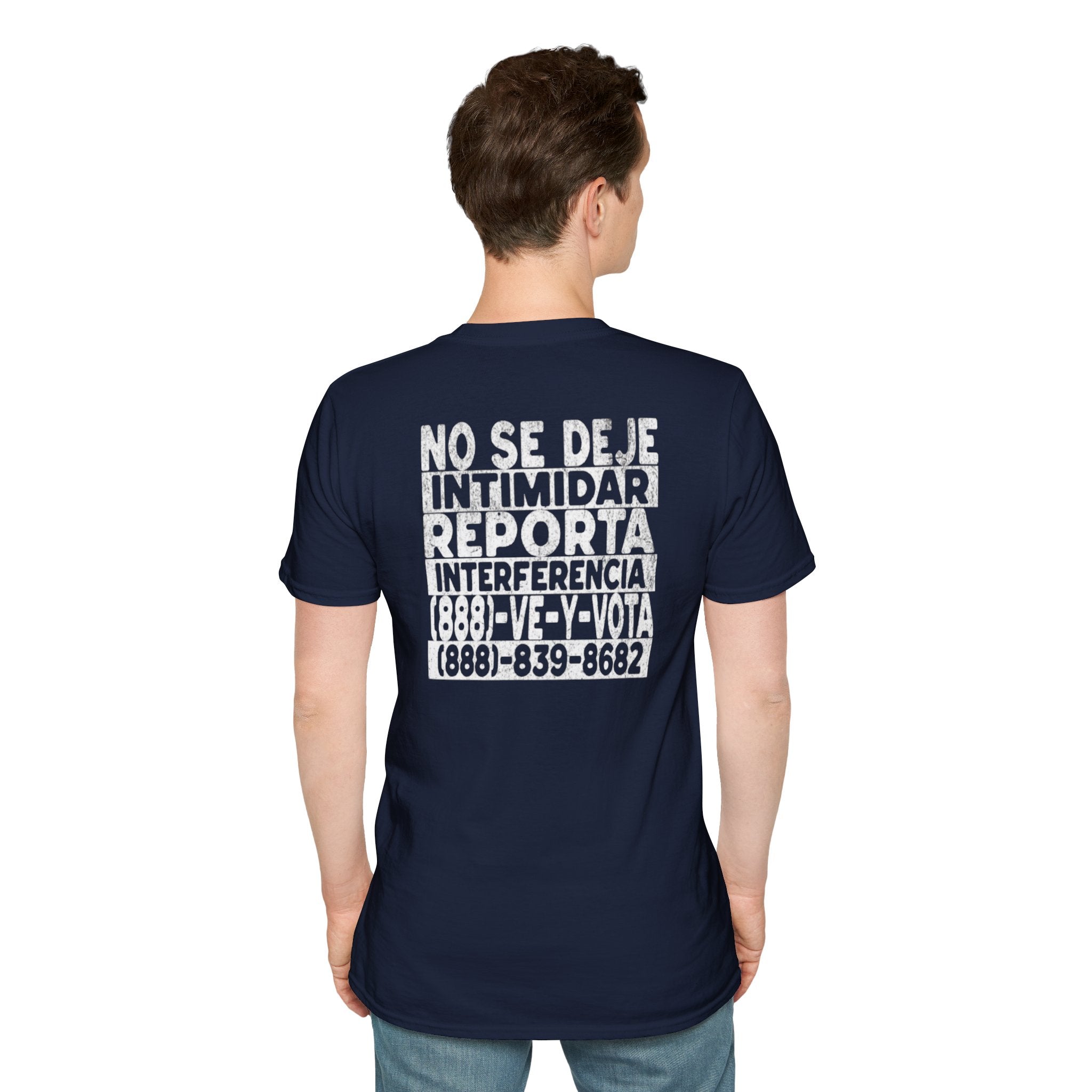 NO SE DEJE INTIMIDAR. Know Your Rights Voting Tee-Spanish