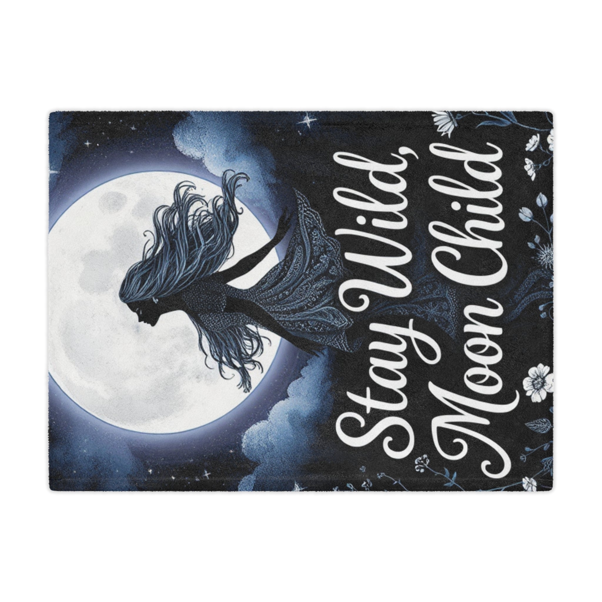 Stay Wild, Moon Child - Microfiber Blanket