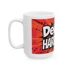 Decaf? Hard Pass! - Ceramic Mug - Perfect Gift for Coffee Lovers