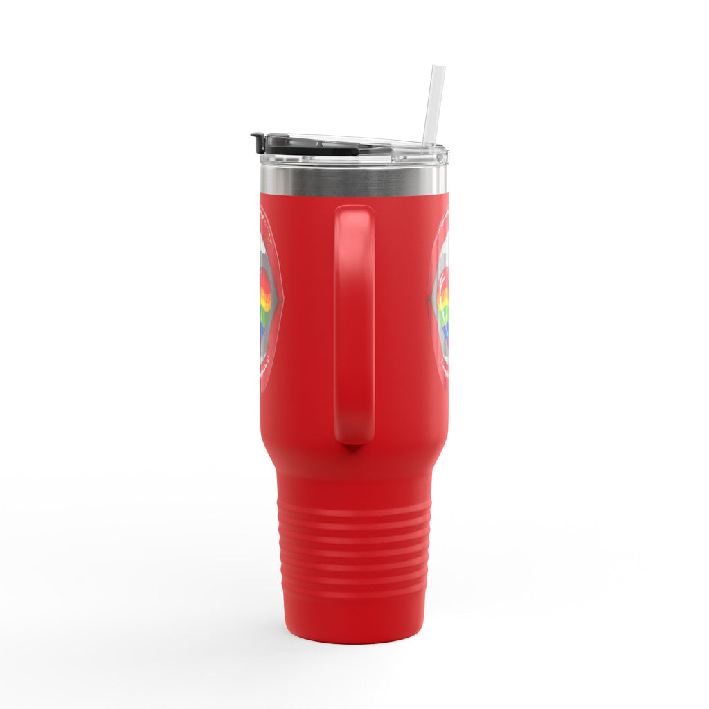 Rainbow Tongue Insulated Travel Mug - 40oz, Perfect for Pride Celebrations