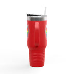 Rainbow Tongue Insulated Travel Mug - 40oz, Perfect for Pride Celebrations