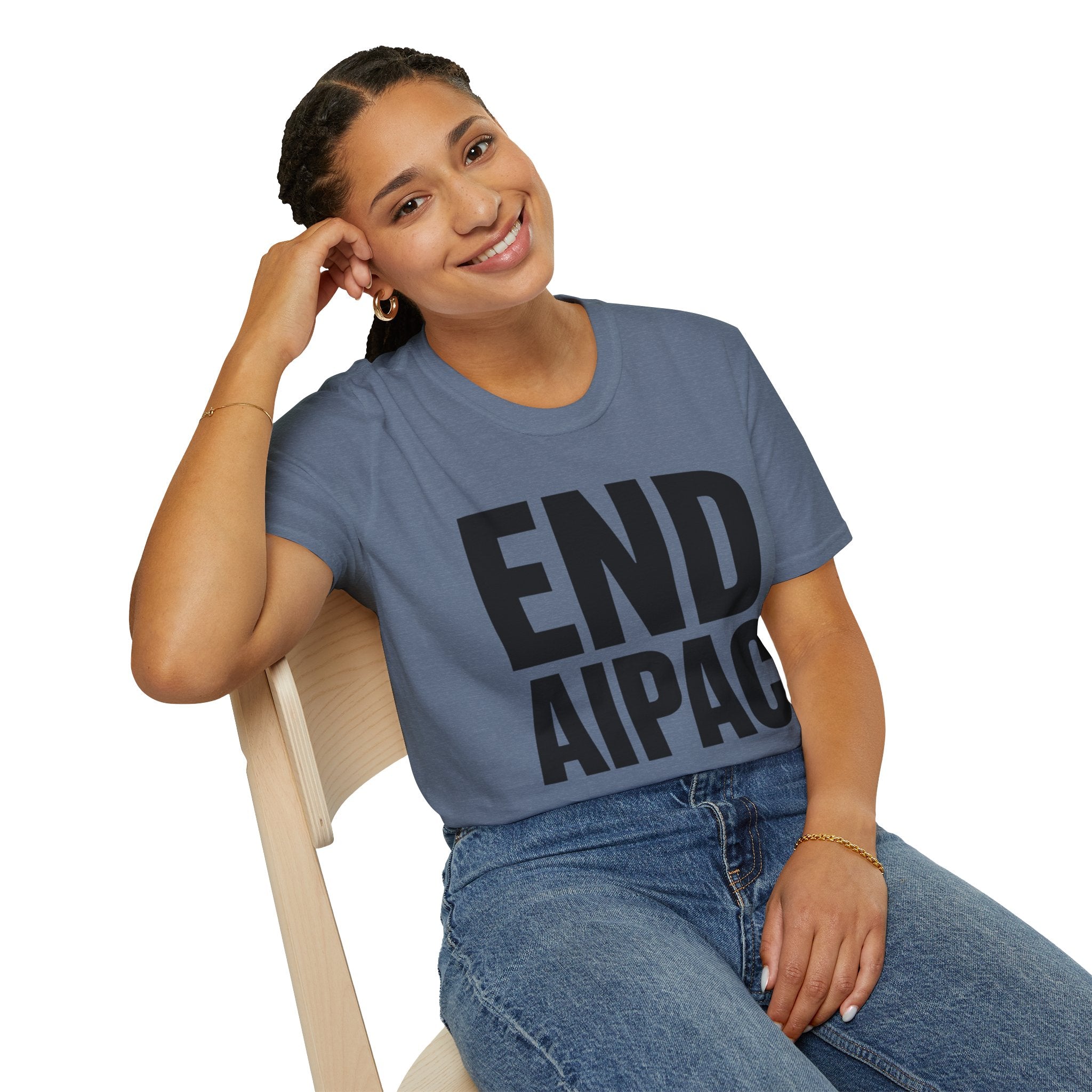 END AIPAC Bold Protest T-Shirt