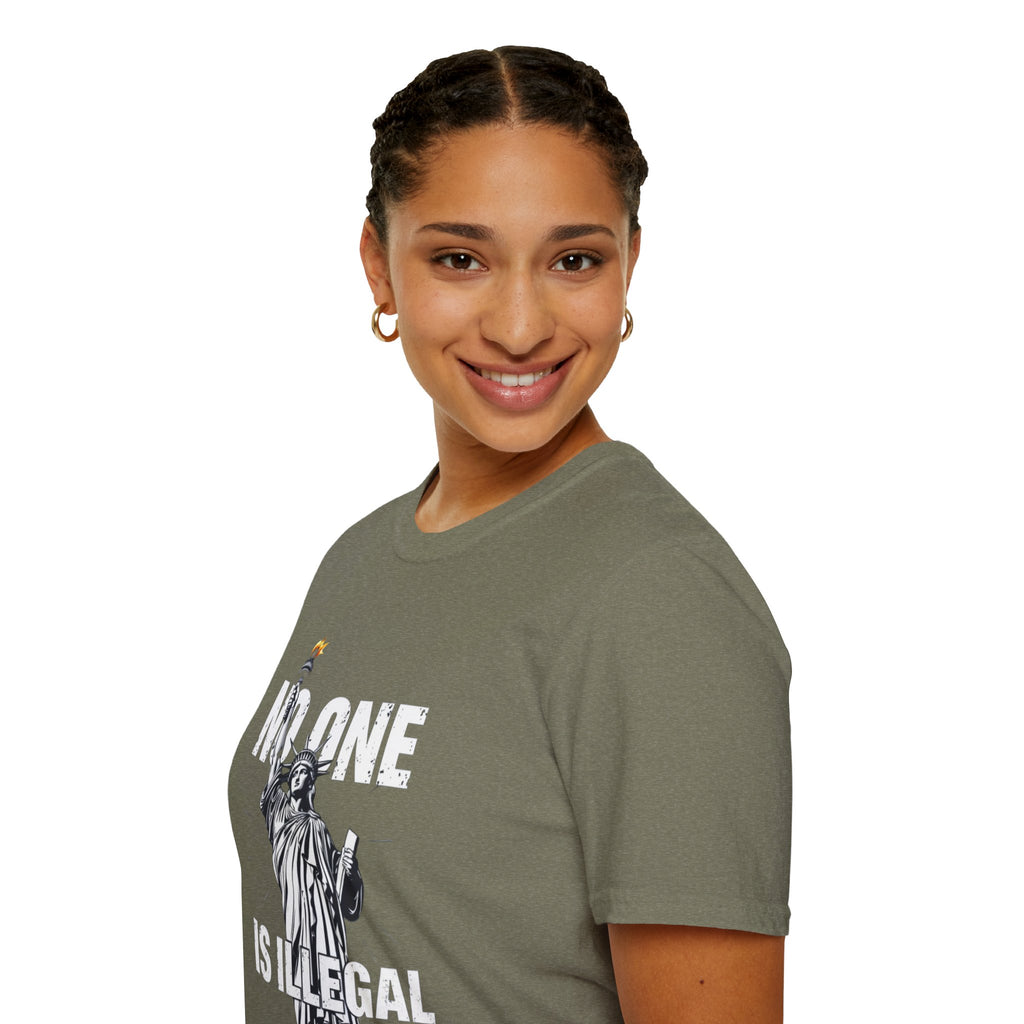 No One Is Illegal Graphic T-shirt