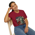 Patriots Don’t Stand For This T-Shirt — Statue of Liberty & Distressed Flag Graphic