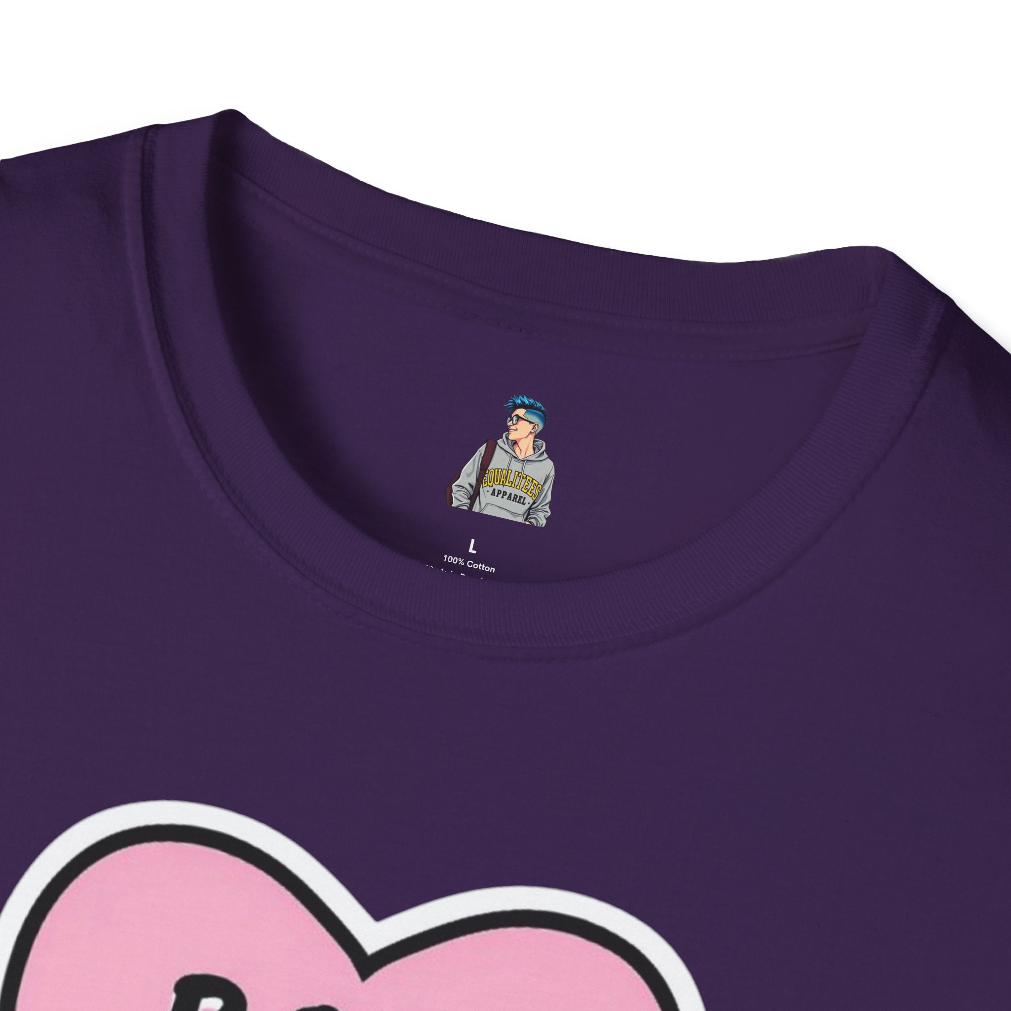 Unisex Softstyle T-Shirt - 'Boss Bitch' Heart Design - Funny Statement Tee