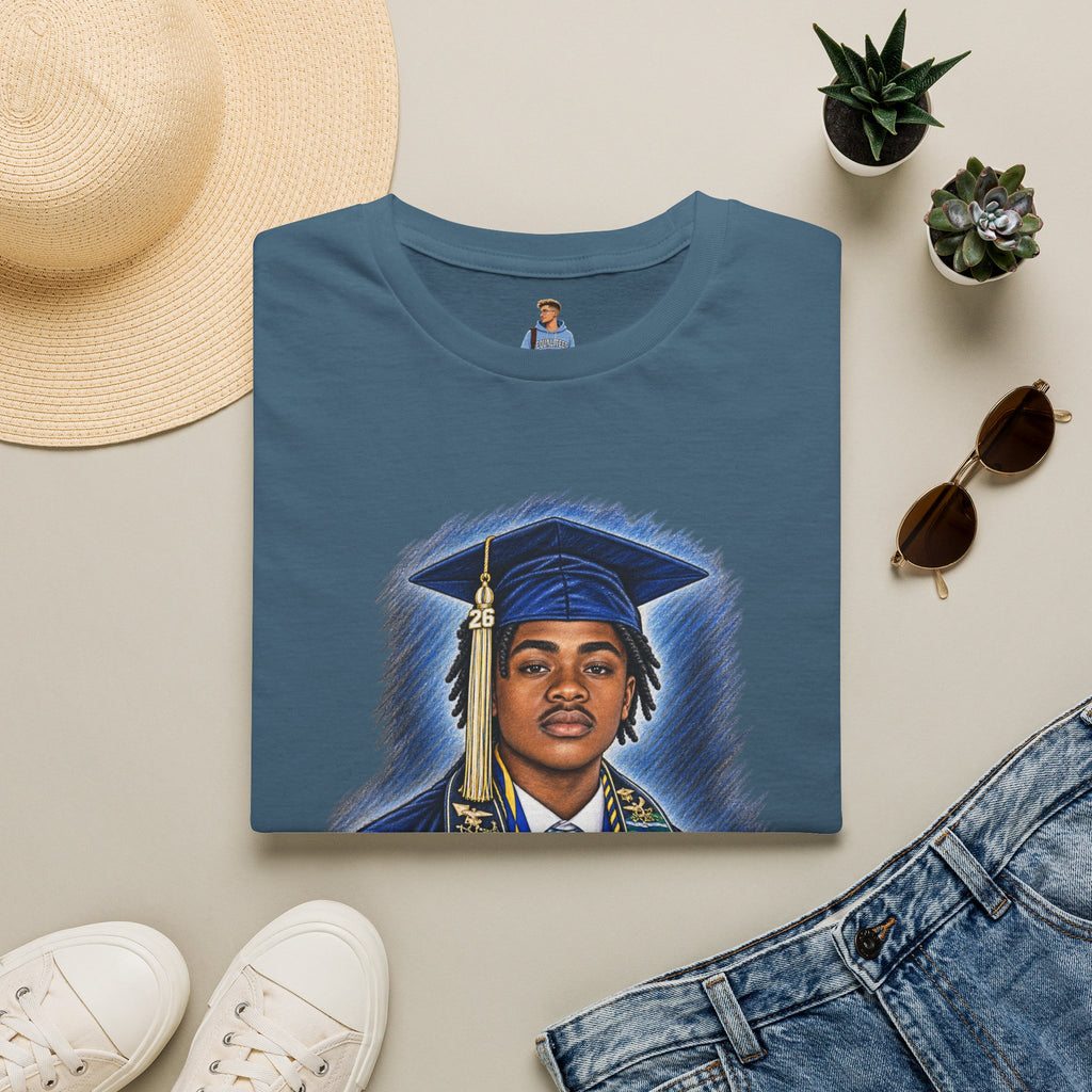 Portrait Front and Back - In Memory of Pierre Damas Bel T-Shirt