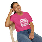 Unisex Softstyle T-Shirt - "Our Existence is Resistance" - Motivational Tee for Activists, Casual Wear, Gift for Change-makers