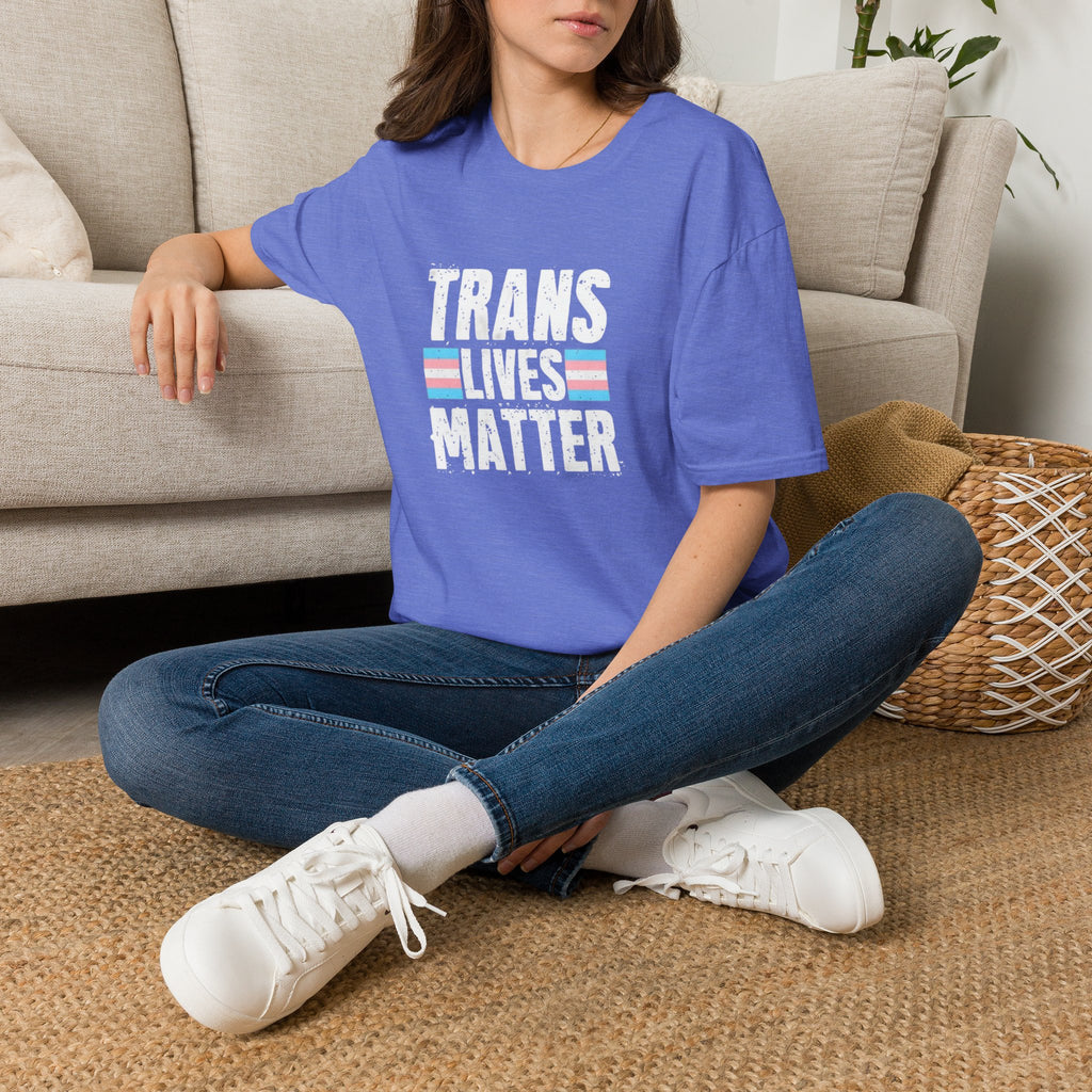 Trans Lives Matter Unisex Softstyle T-Shirt - Support LGBTQ+ Rights