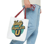 Unity Begins With U Design Tote Bag