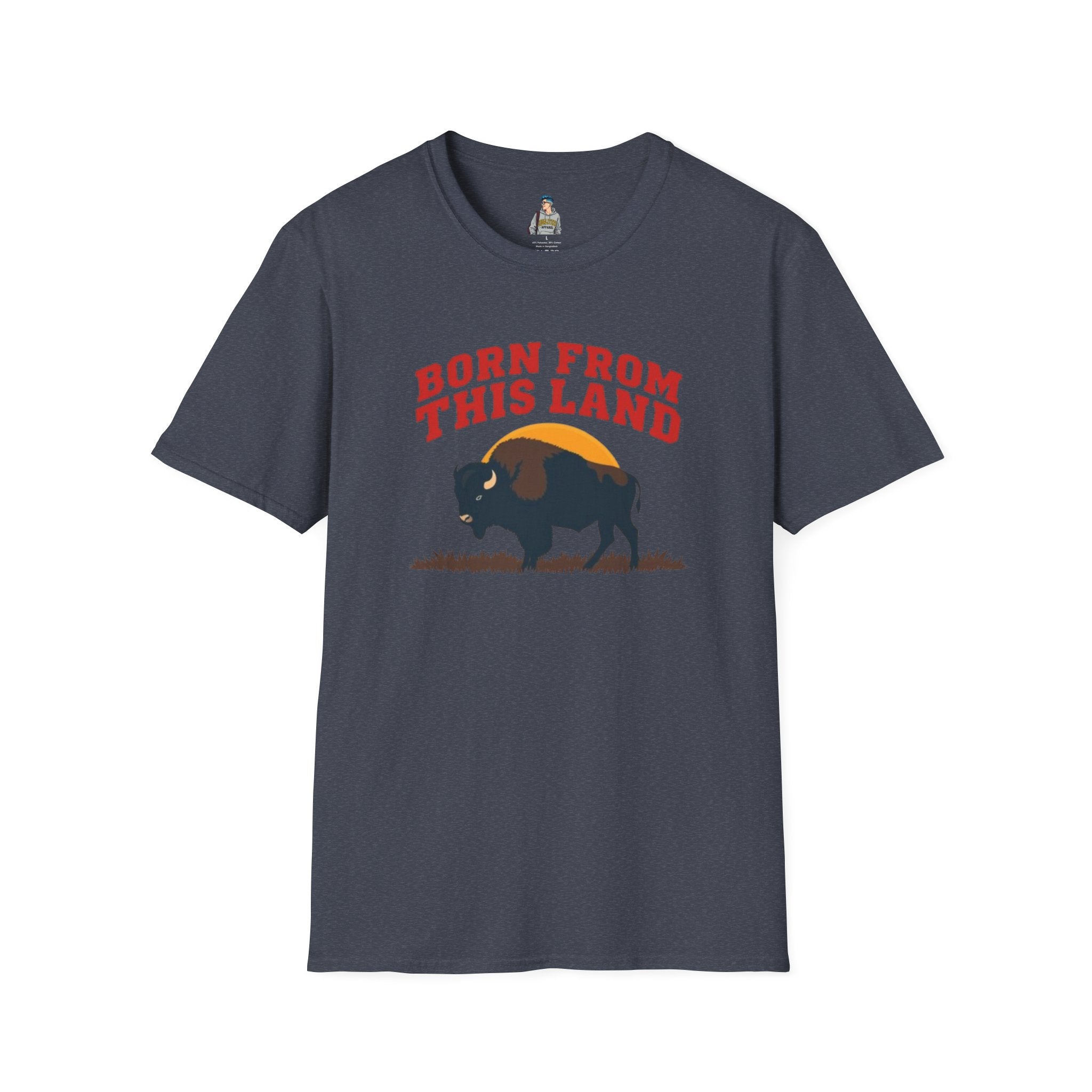 Born From this Land Native and Proud T-Shirt